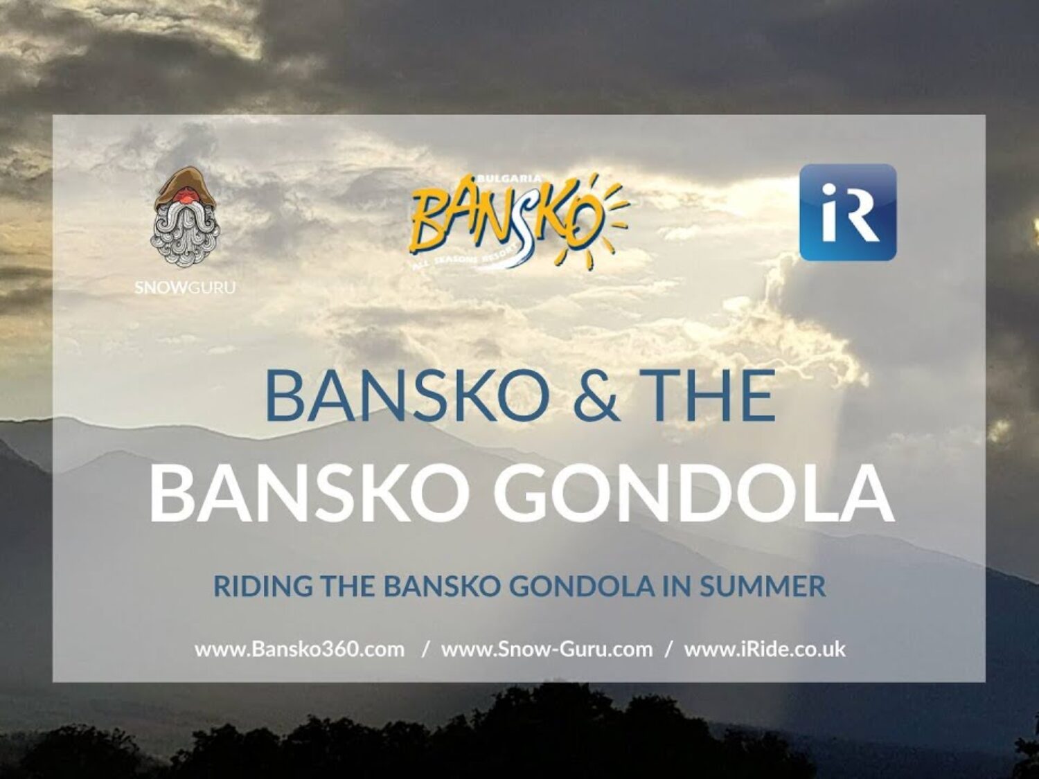 Deepbluemedia video showing Bansko and the Bansko gondola