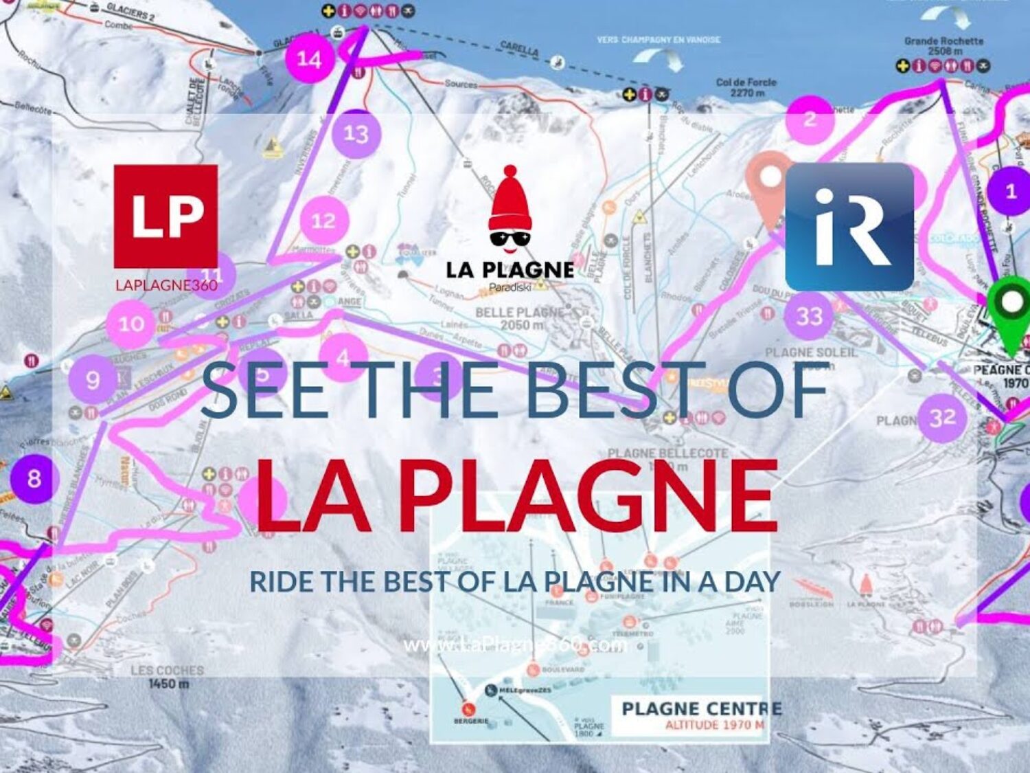 La Plagne 360 is the best La Plagne guide website. Deepblue produced this video as a guide to see the best of the resort in a day