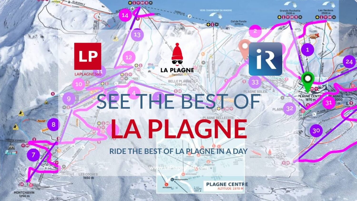 La Plagne 360 is the best La Plagne guide website. Deepblue produced this video as a guide to see the best of the resort in a day
