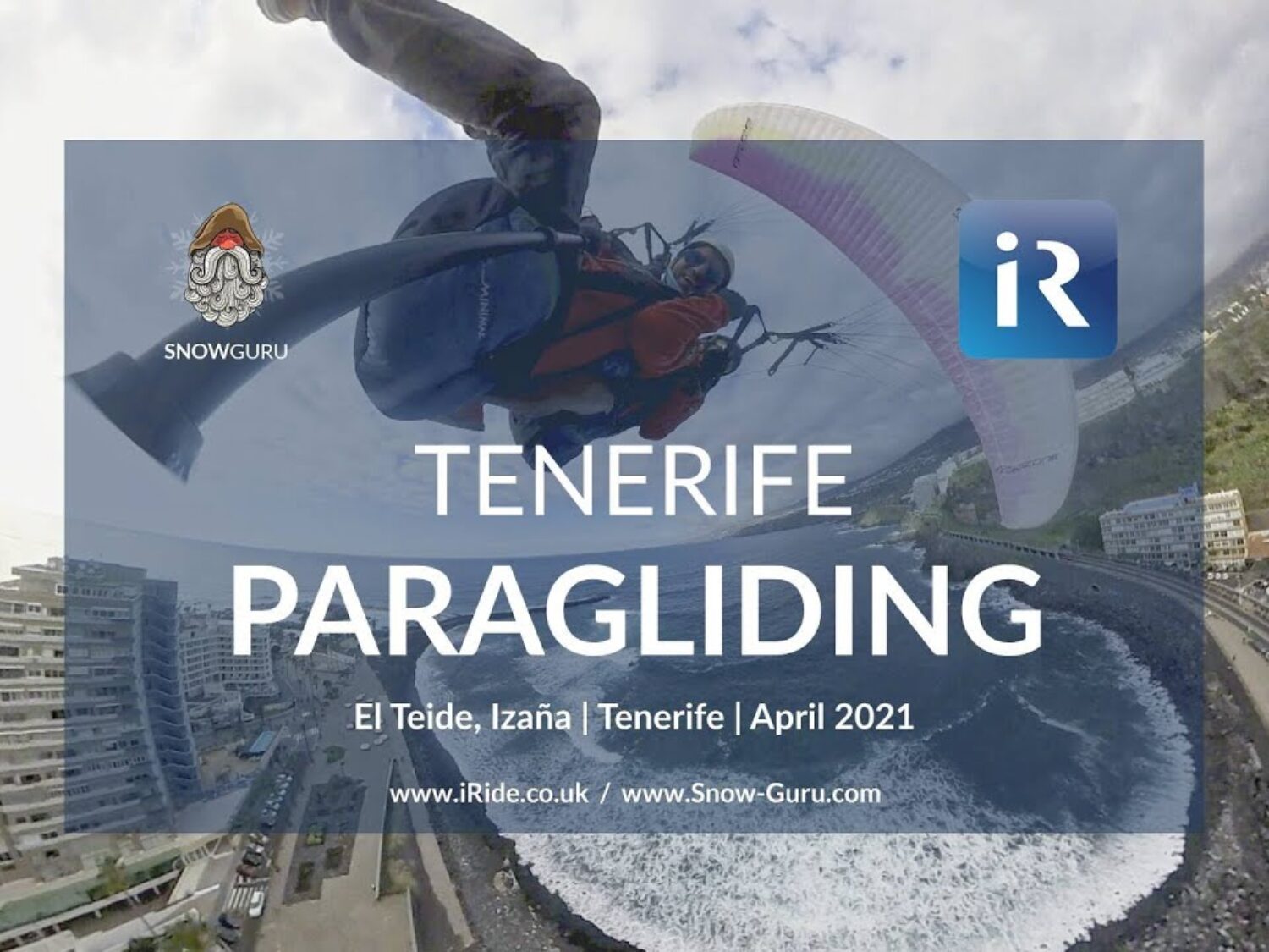 Tenerife paragliding video produced by Deepbluemedia