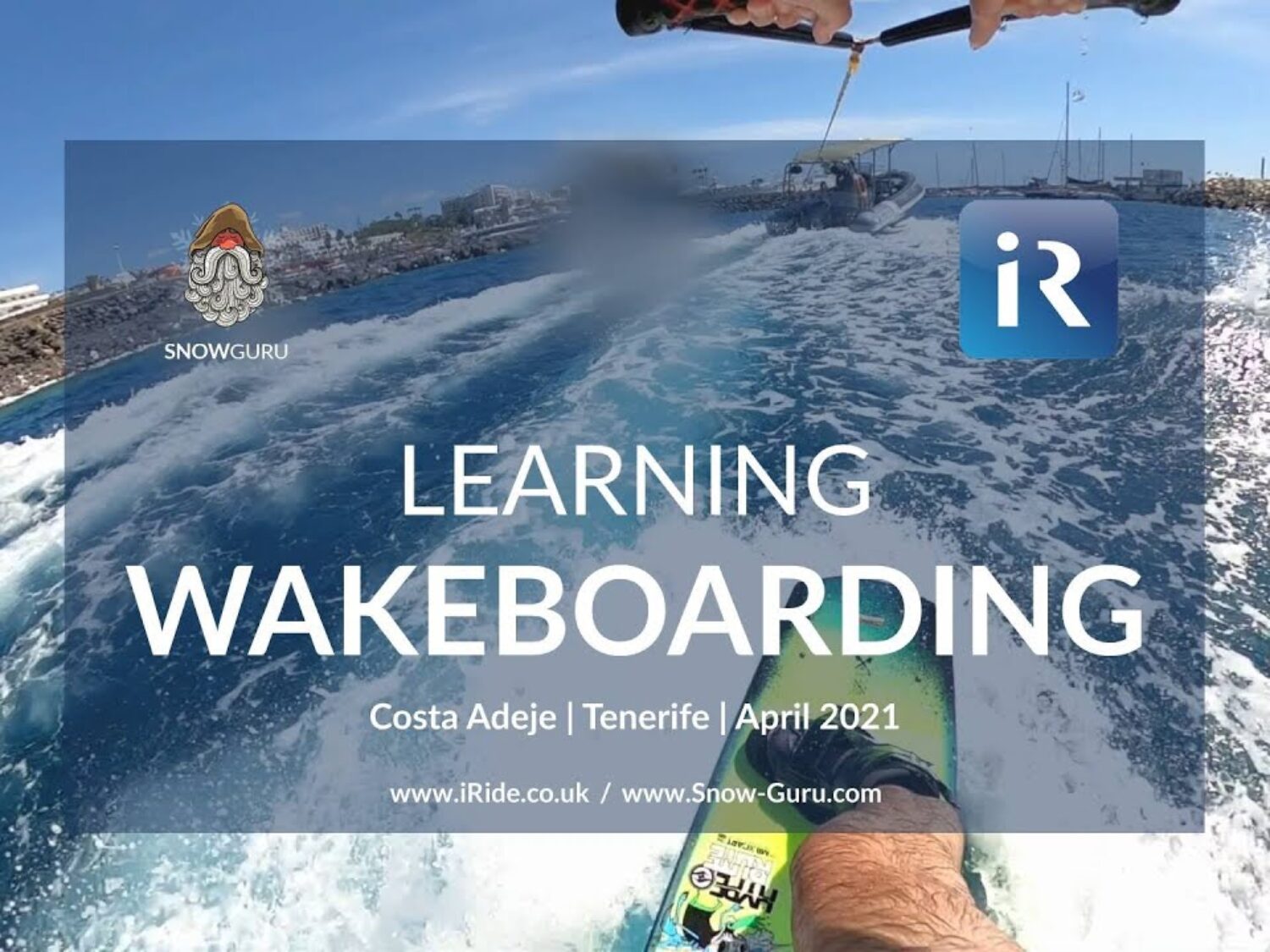 Tenerife wakeboarding - a video showing wakeboard facilities in Costa Adeje produced Tenerife video editors, Deepbluemedia