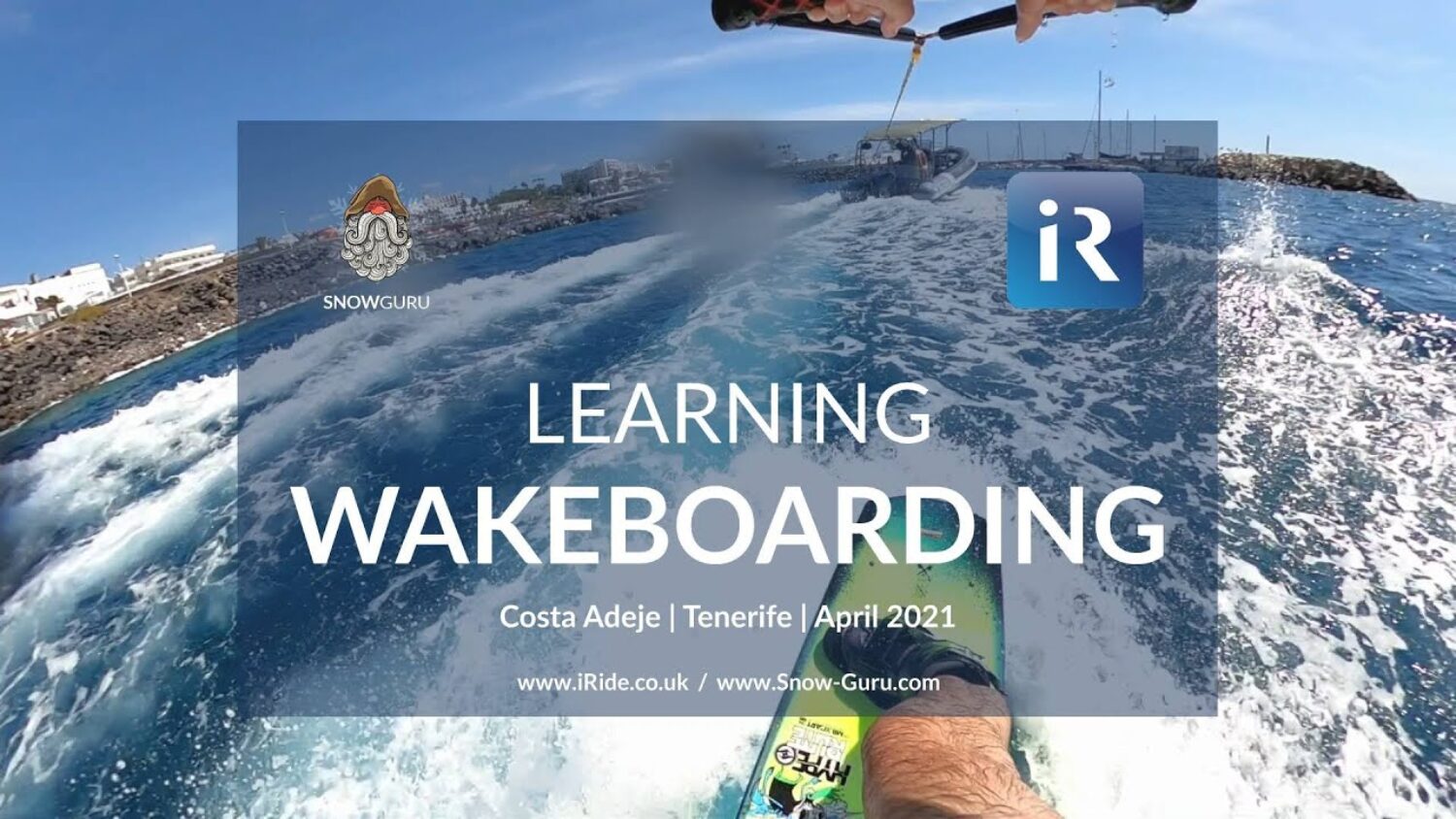 Tenerife wakeboarding - a video showing wakeboard facilities in Costa Adeje produced Tenerife video editors, Deepbluemedia
